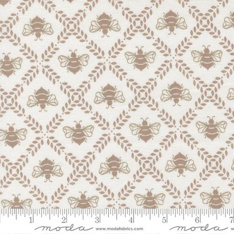 Moda Sun Drenched Canvas - Cloud Stone