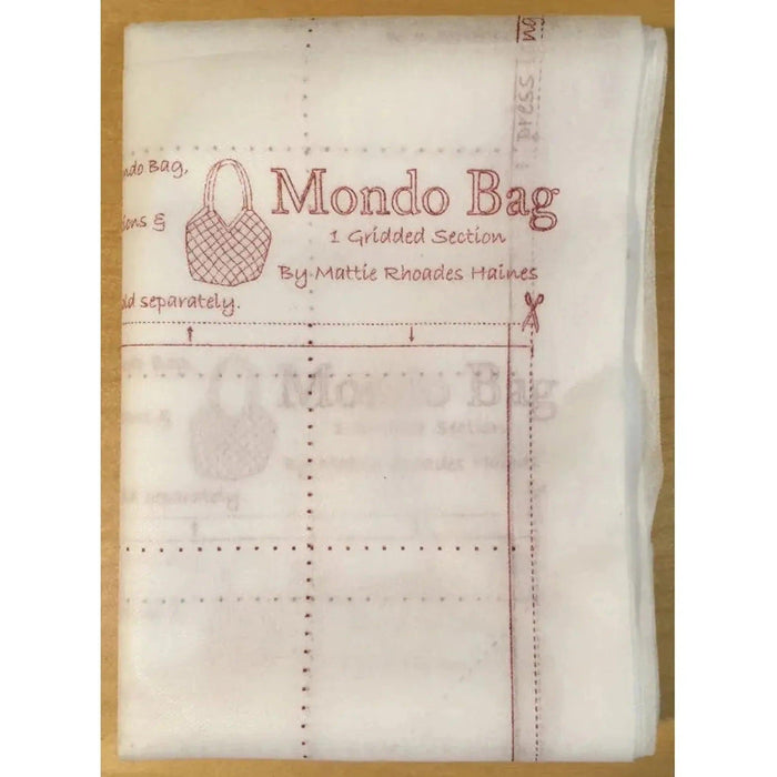 Mondo Bag  Printed Interfacing Panel