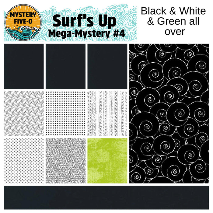 Mystery Five-0 - Surf's Up - Kit - Black White and Green All Over