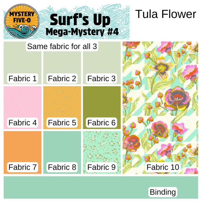 Mystery Five-0 - Surf's Up - Kit - Tula Flowers