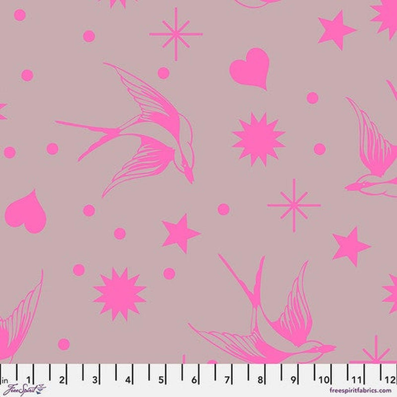 Neon True Colors by Tula Pink - Neon Fairy Flakes - Cosmic