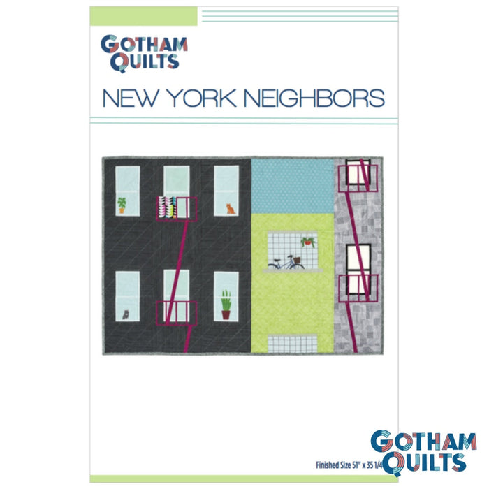 New York Neighbors Print Quilt Pattern Patterns