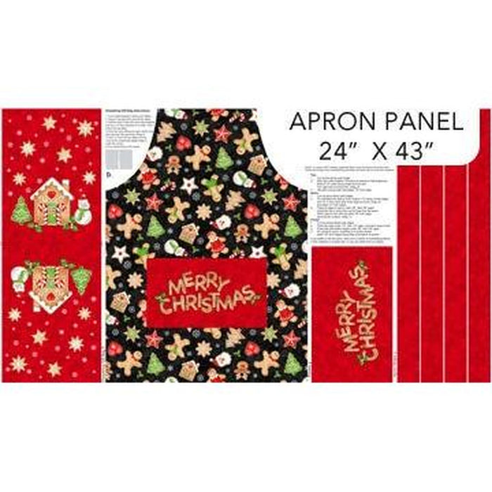 Northcott Sugar Coated - Apron and Gift Bag Panel (24" x 43")