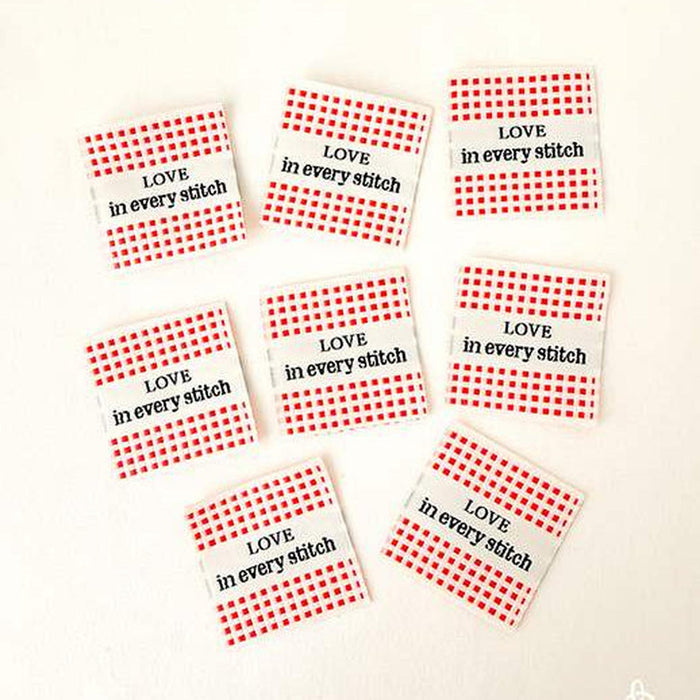 Woven Labels by Minki Kim - Check Love