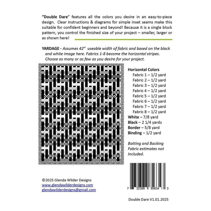 Pattern: Double Dare Quilt Pattern