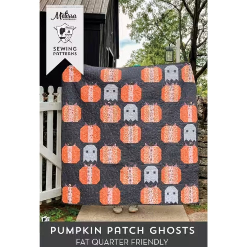 Quilt Pattern - Pumpkin Patch Ghosts