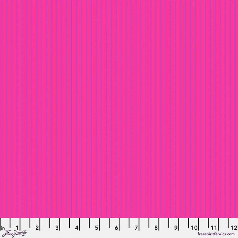 Tula Pink True Colors - Tiny Stripes Mystic
