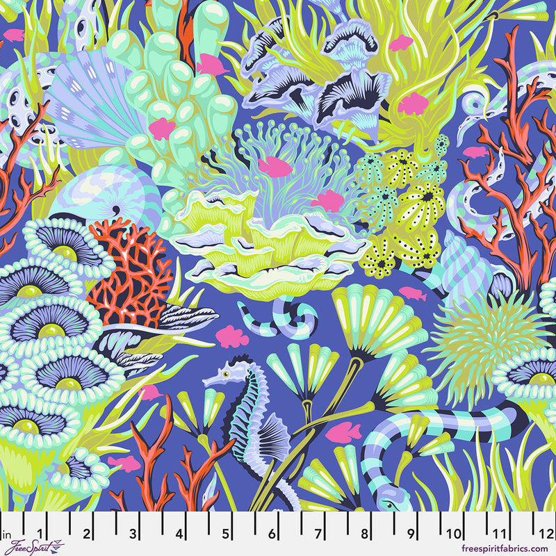 Floral Reef by Tula Pink - Reef What You Sew - Marine