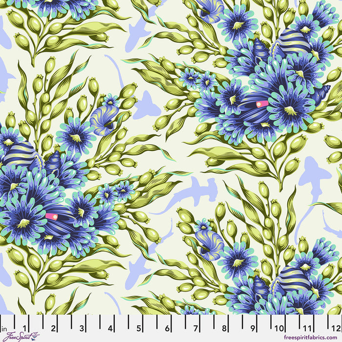 Floral Reef by Tula Pink - Shadow Sharks - Marine