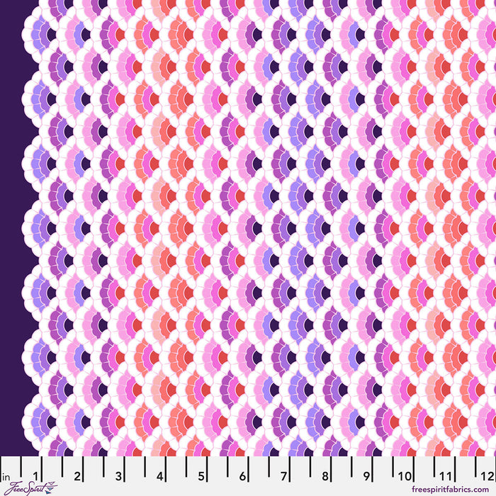 Floral Reef by Tula Pink - Aquatic Lace - Ultraviolet