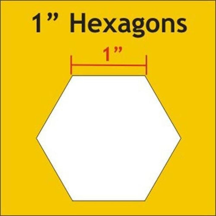 Paper Pieces: Hexagon 1" - Bulk Pack (1200 pieces)