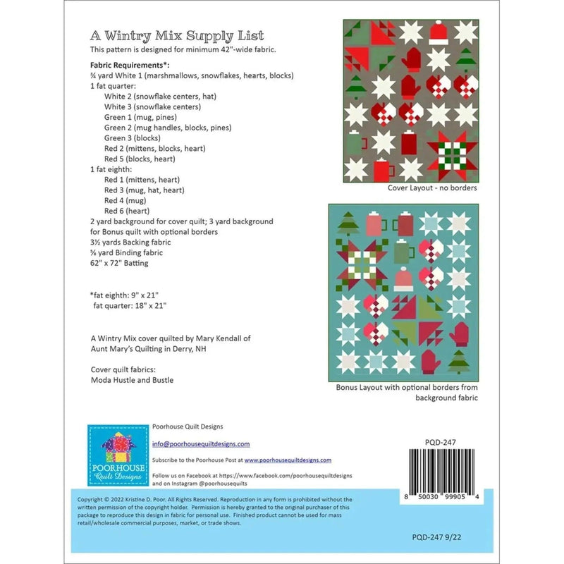Pattern:  A Wintry Mix