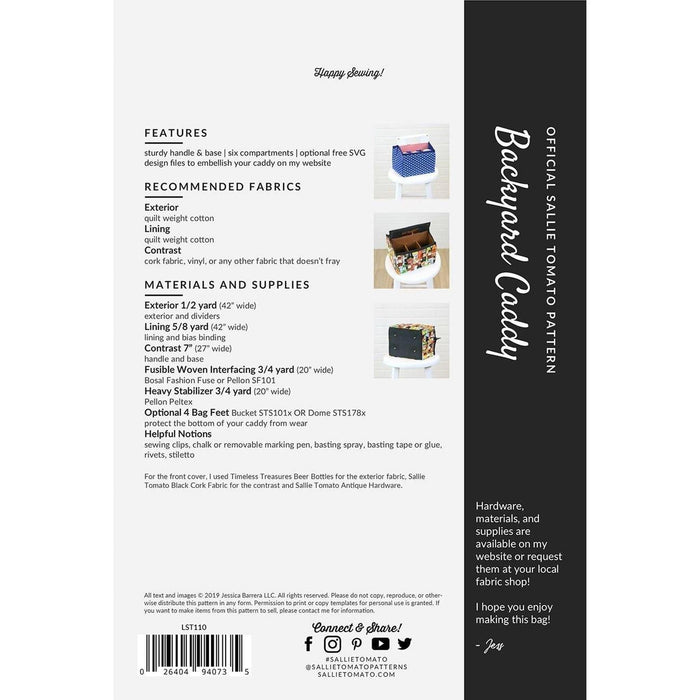 Pattern: Backyard Caddy