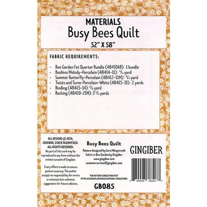 Pattern: Busy Bees