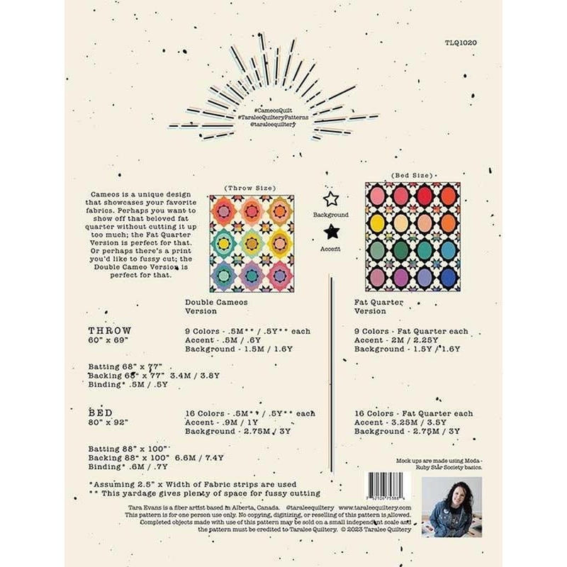 Pattern: Cameos by Taralee Quiltery
