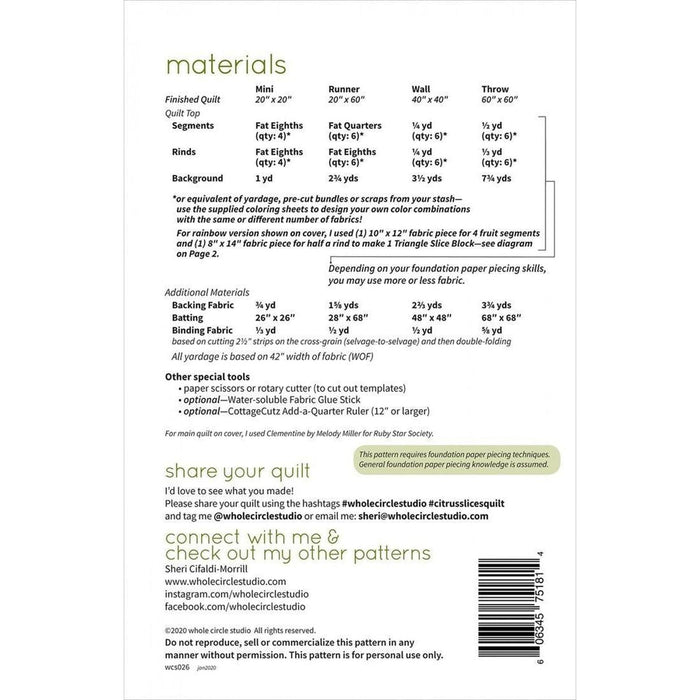 Pattern: Citrus Slices