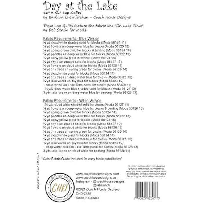 Pattern: Day at the Lake