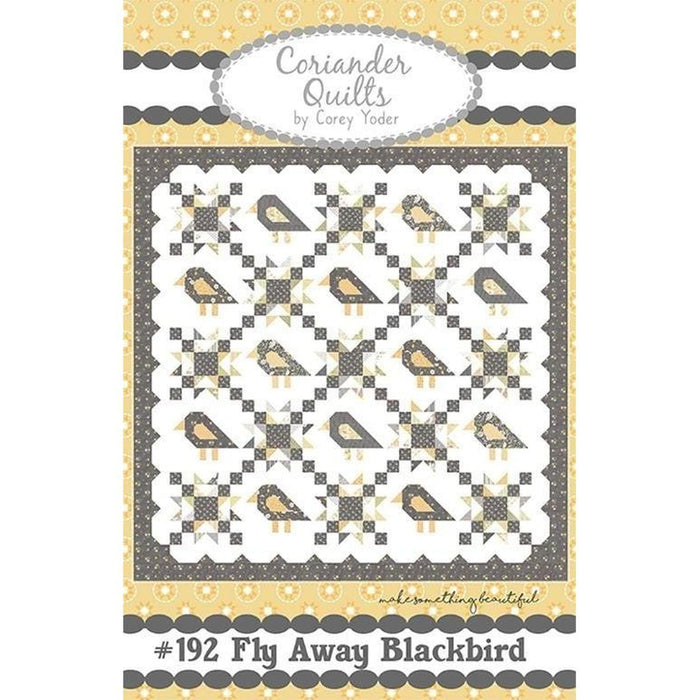 Pattern:  Fly Away Blackbird  72"  72" Charm Friendly