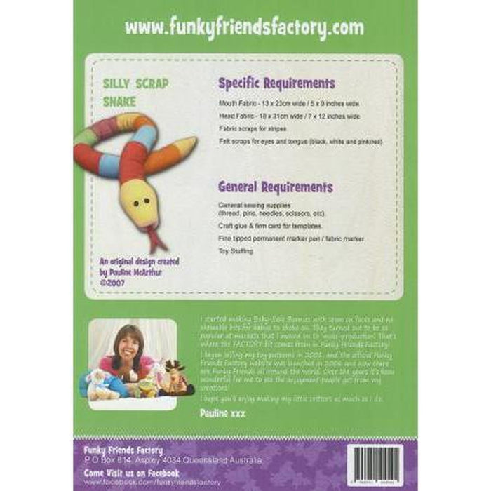 Pattern: Funky Friends Factory Silly Scrap Snake