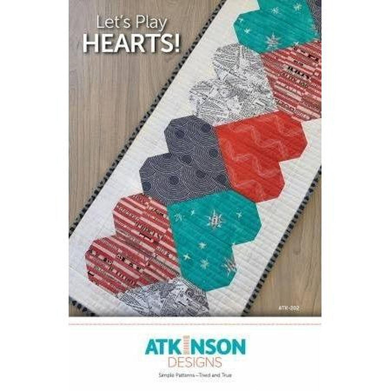 Pattern:  Let's Play Hearts Runner