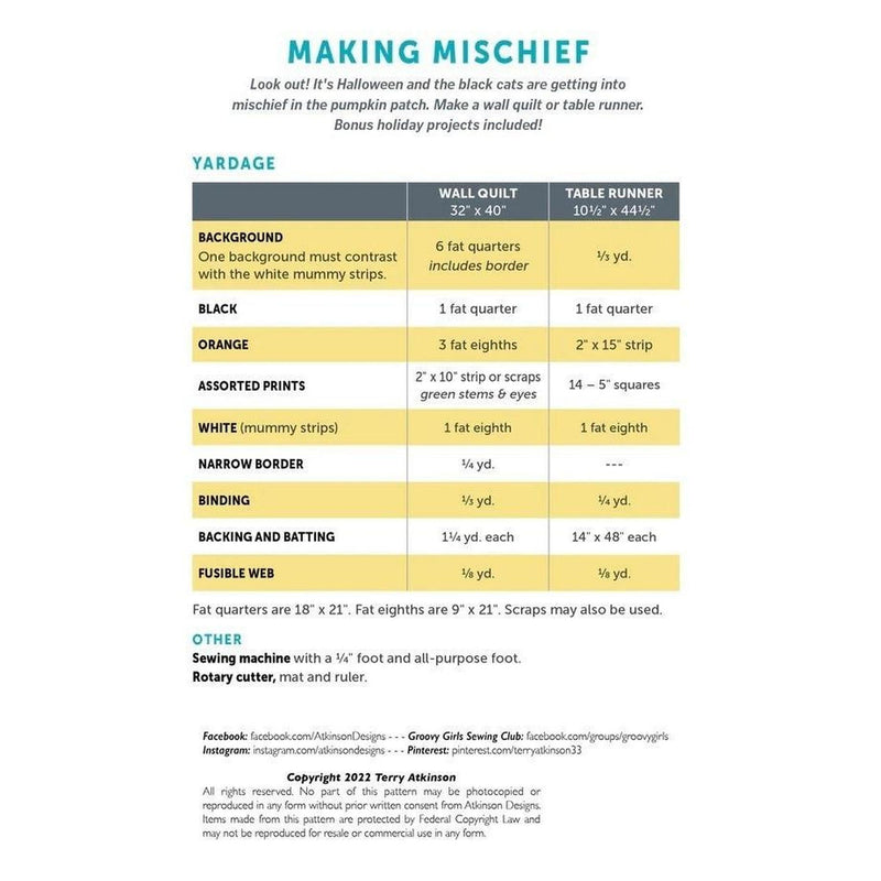 Pattern: Making Mischief