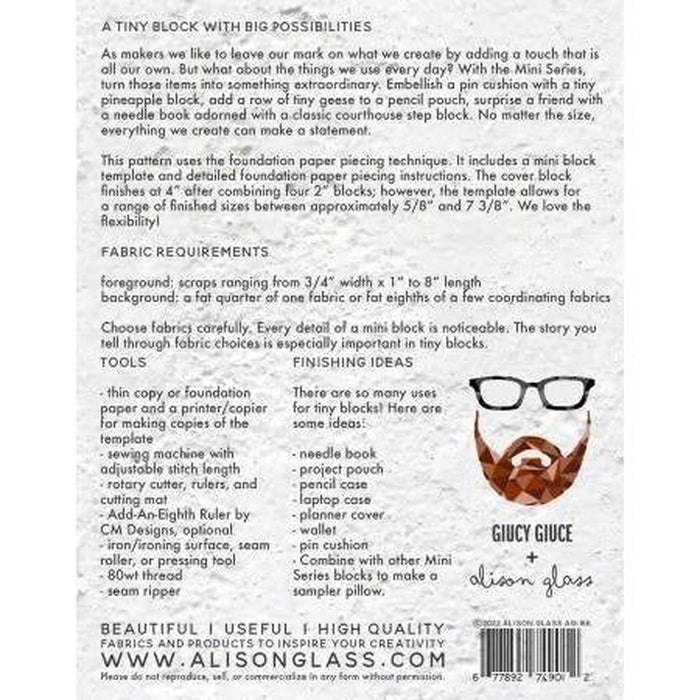 Pattern: Mini Diamond Sidestep