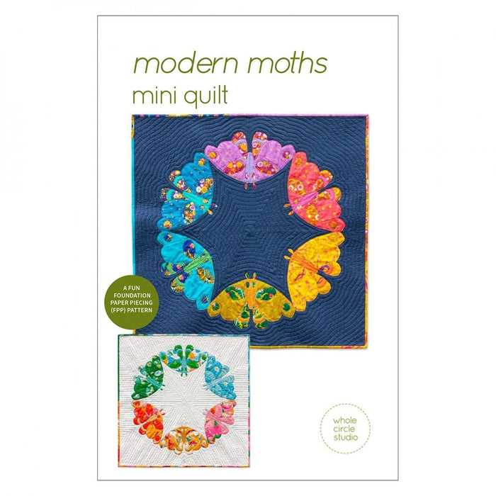 Pattern: Modern Moths Mini Quilt