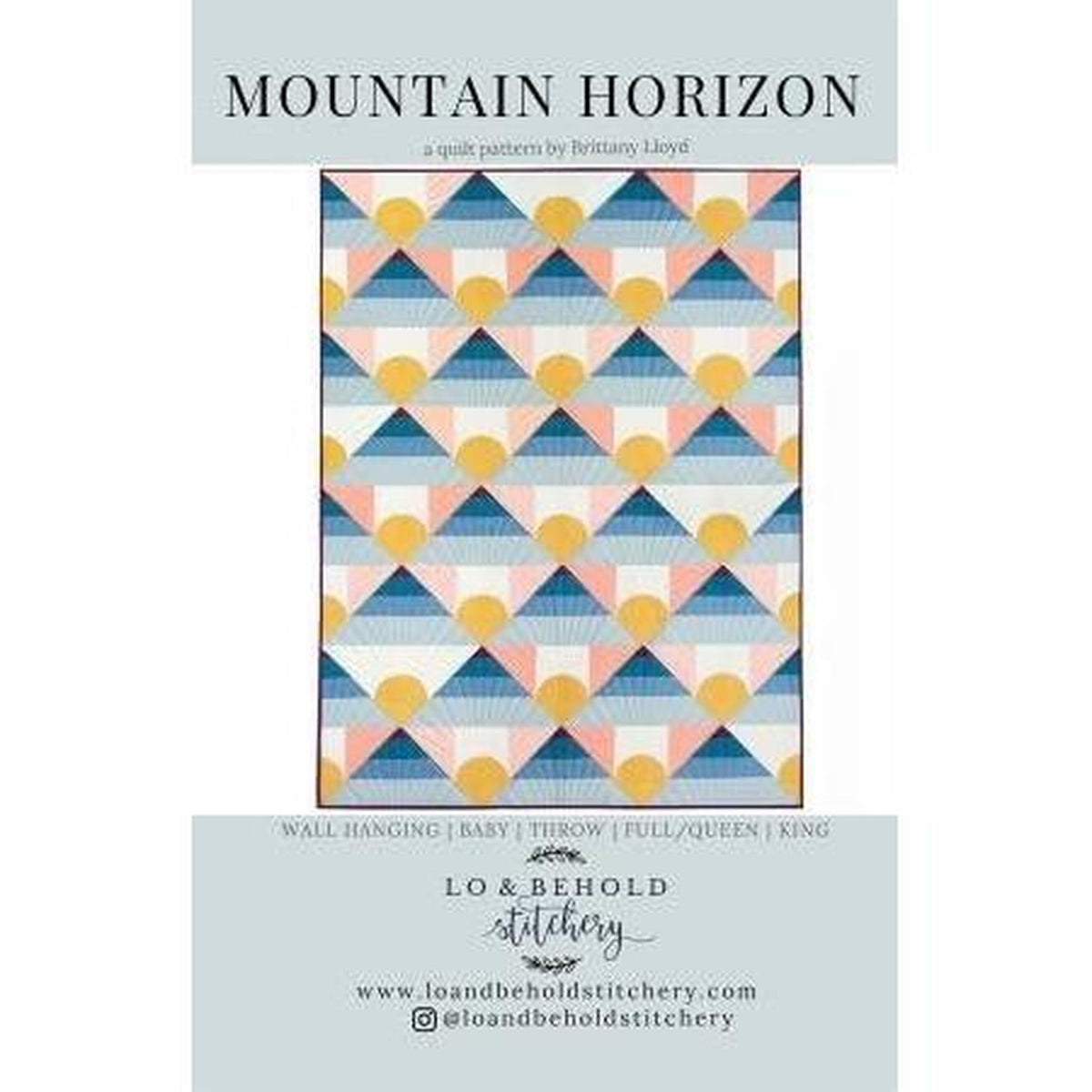 Pattern: Mountain Horizon — Gotham Quilts