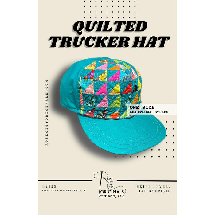 Pattern: Quilted Trucker Hat