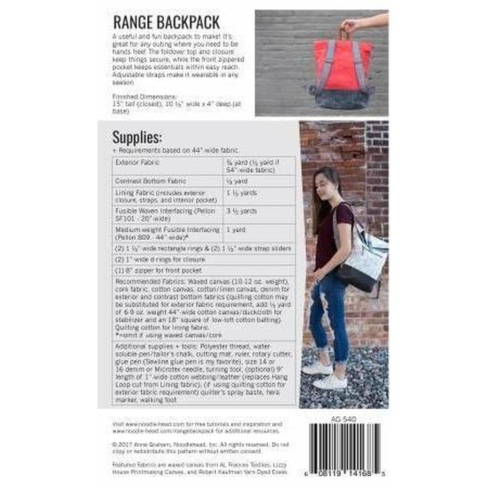 Pattern: Range Backpack