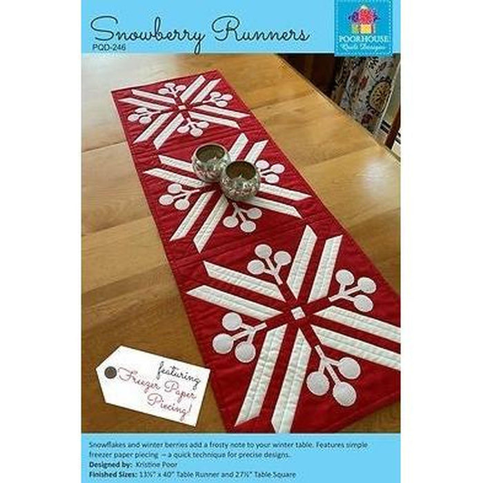 Pattern: Snowberry Runners Foundation Paper Piecing