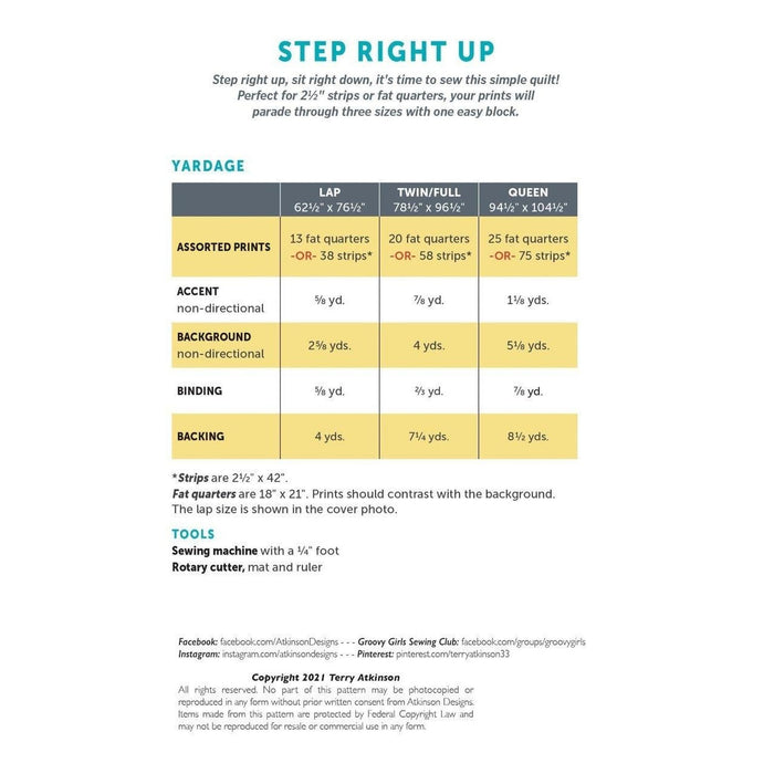 Pattern: Step Right Up