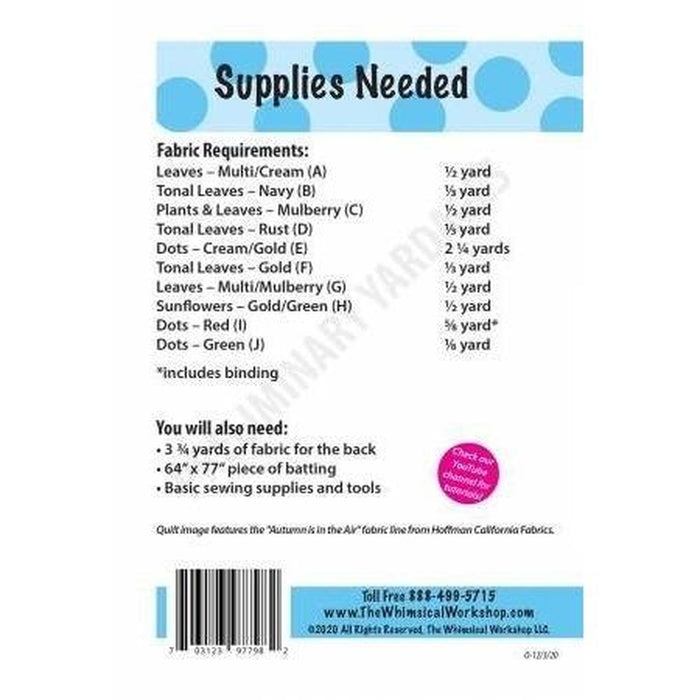 Pattern:  Swirling Leaves