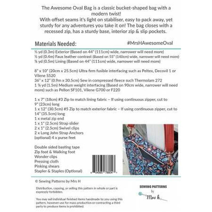 Pattern: The Awesome Oval Bag