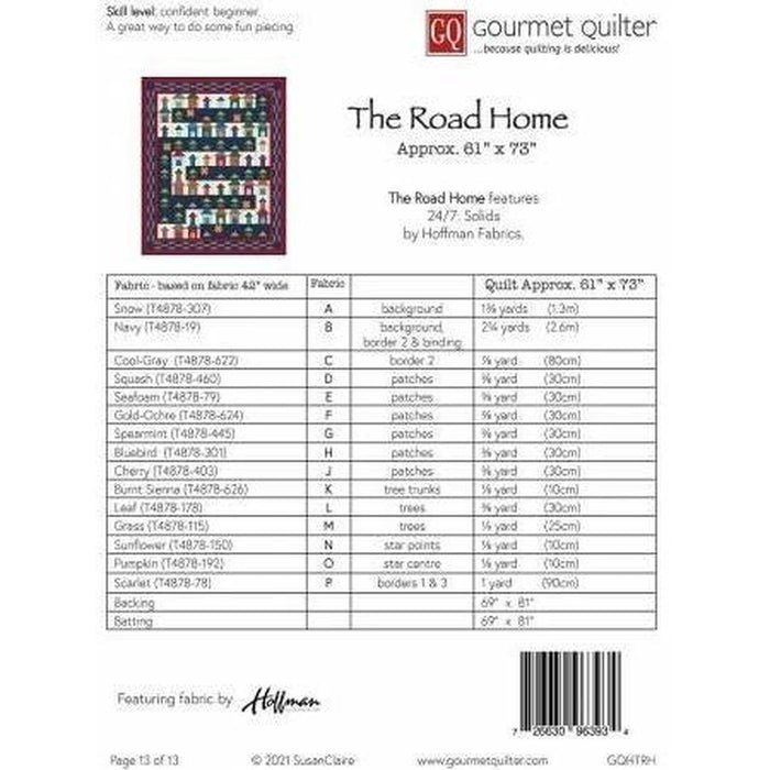 Pattern:  The Road Home