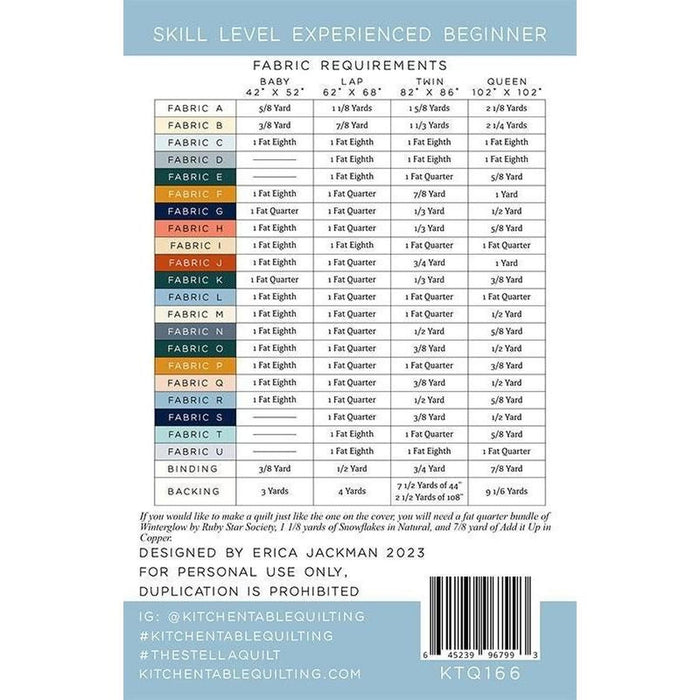 Pattern:  The Stella Quilt