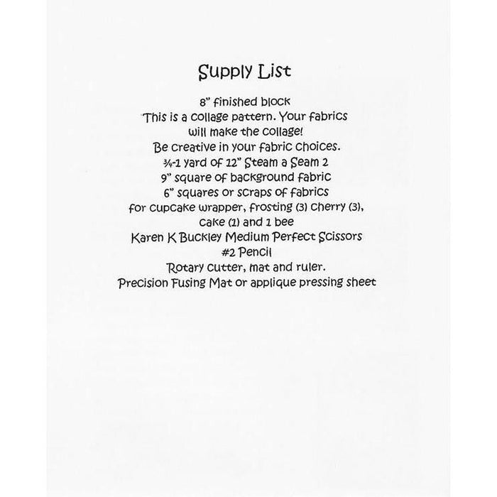 Pattern: Whatevers! #12 Cupcake by Laura Heine