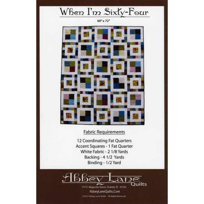 Pattern: When I'm Sixty-four