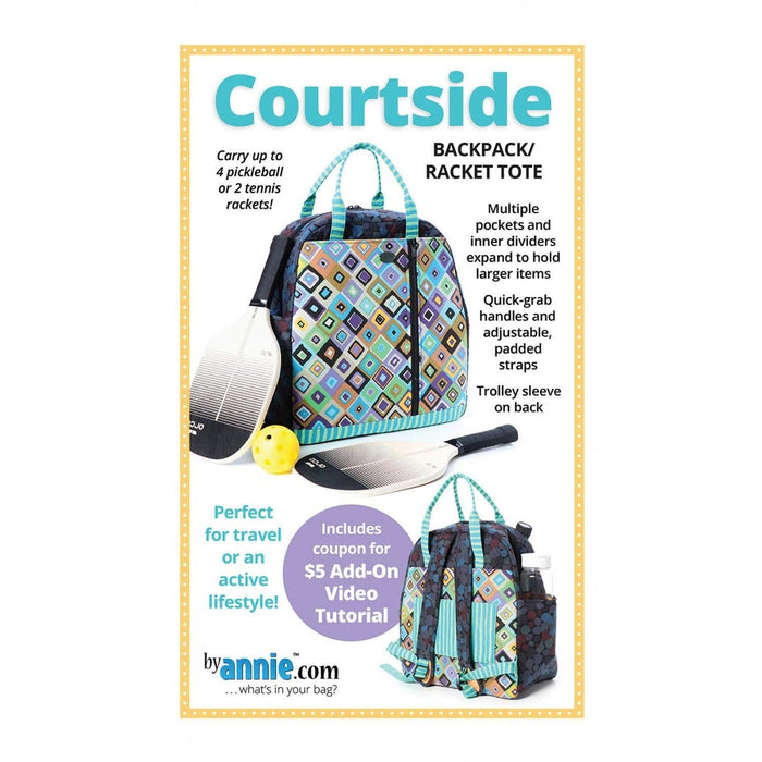 Pattern: byAnnie Courtside Backpack / Racket Tote