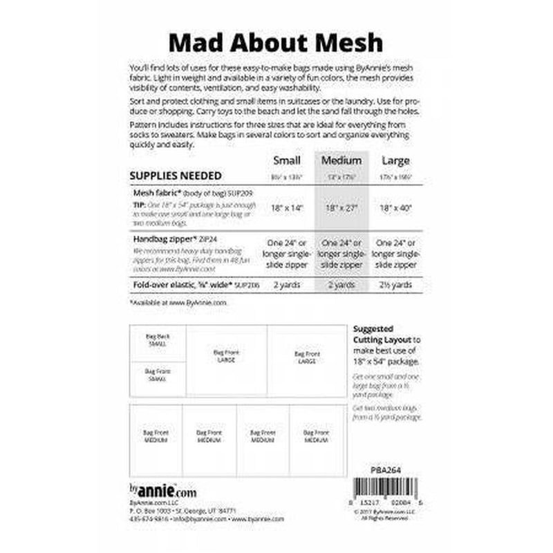 Pattern:  byAnnie's Mad About Mesh