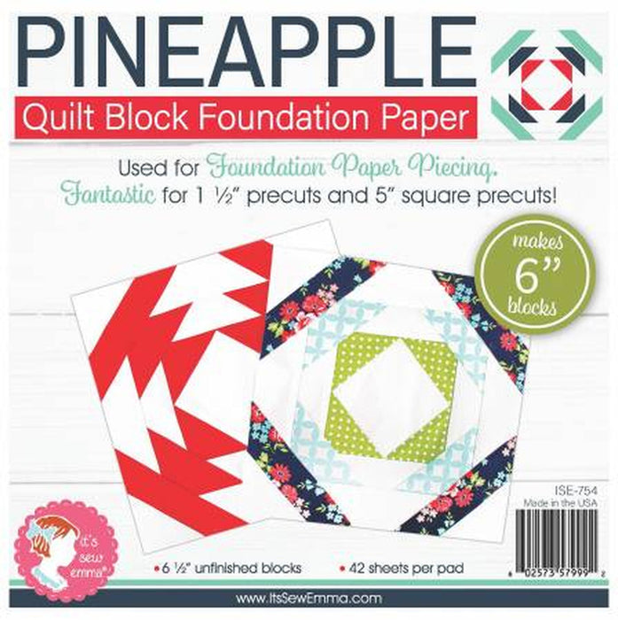 Pineapple 12in Block Foundation Paper Pad