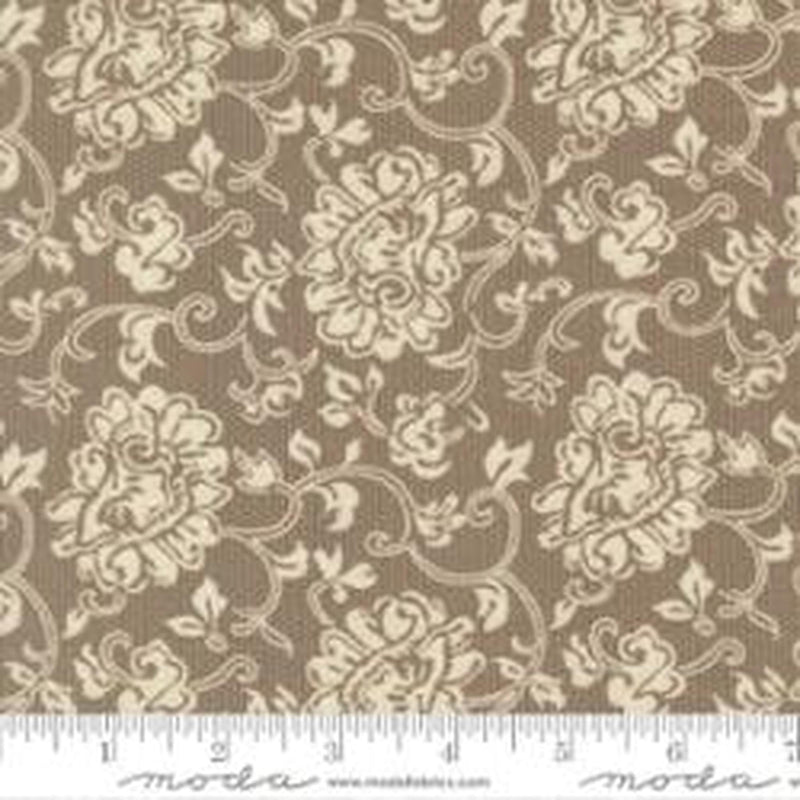 Posh Echo Florals Block Print Lace Onyx Noir
