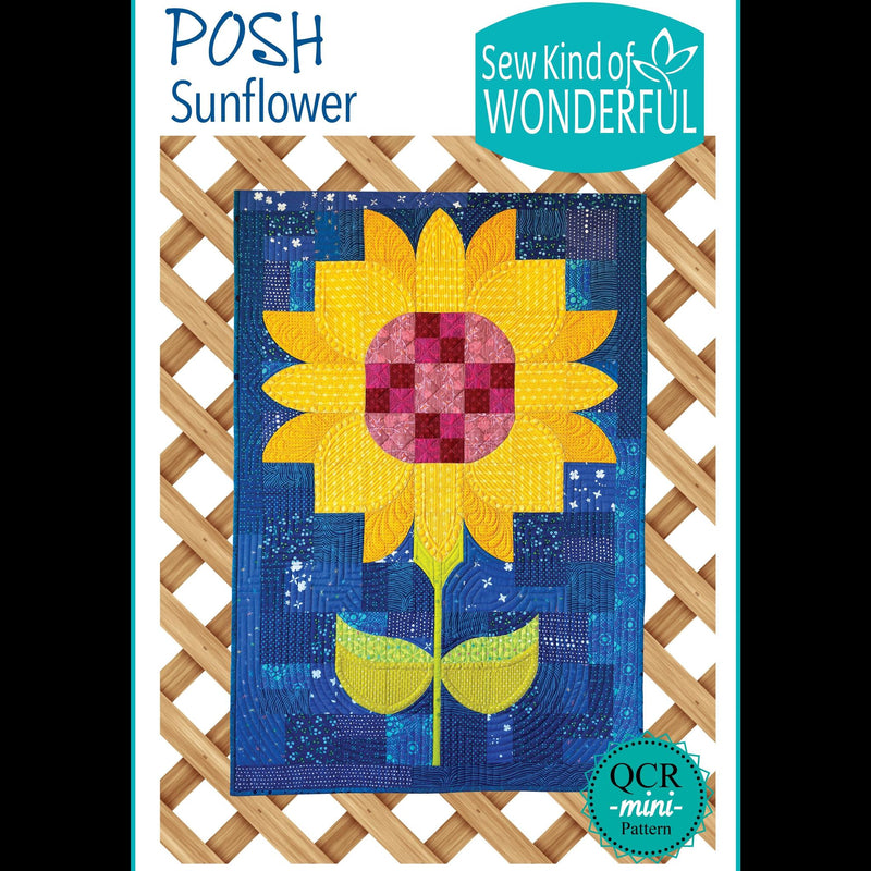 Sew Kind of Wonderful - Posh Sunflower Pattern