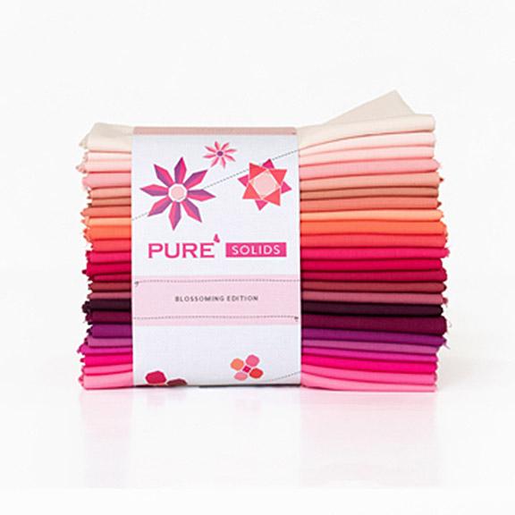 Pure Solids Blossoming Edition 23 pc Fat Quarter Bundle