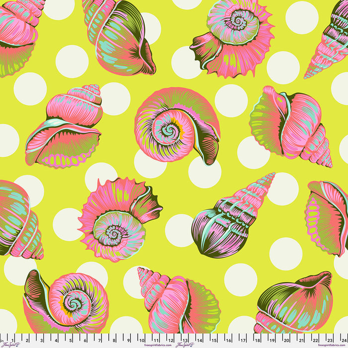 Floral Reef by Tula Pink - Big Shelly Wideback - Seagrass