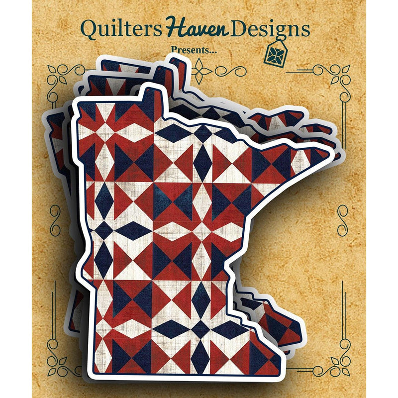 Minnesota Quilt Sticker by Quilter's Haven