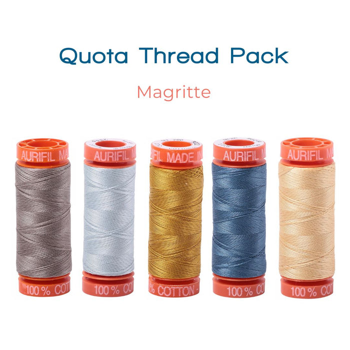 APRIL PREORDER -- Quota Aurifil Thread Pack in Magritte