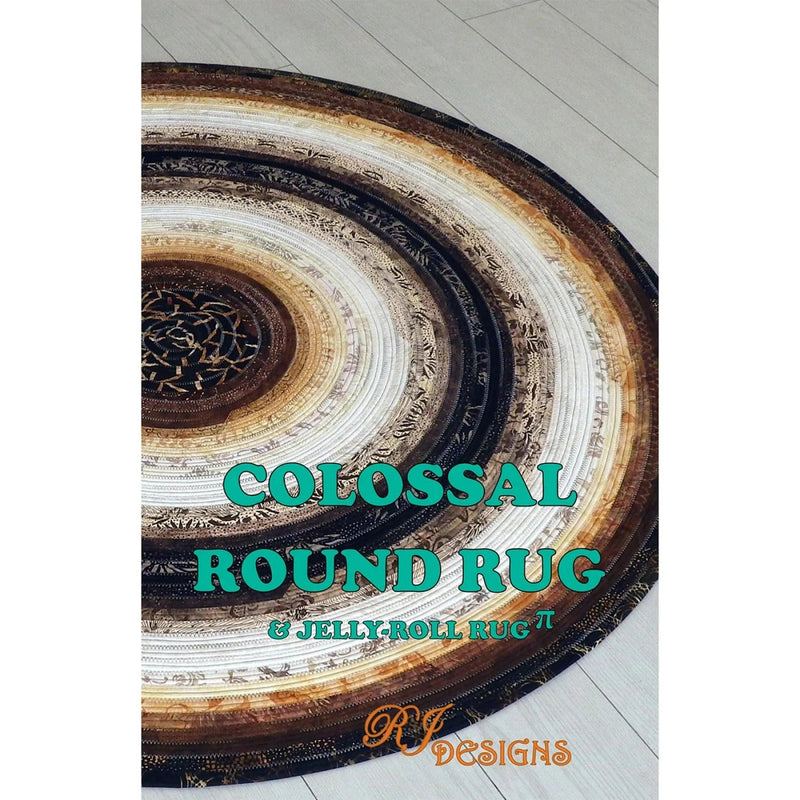Pattern:  Colossal Round Rug & Jelly Roll Rug