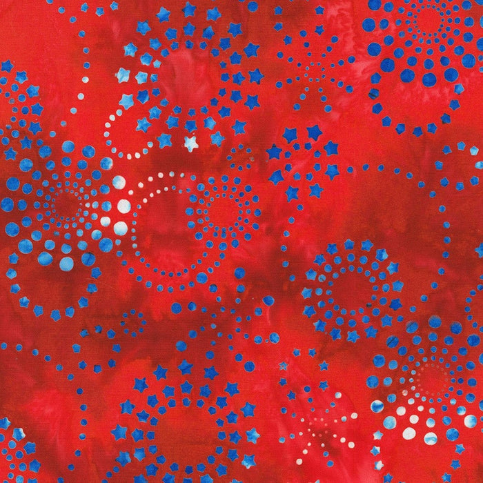 RK Artisan Batiks: Liberty 2 - Abstract Fireworks: Celebration