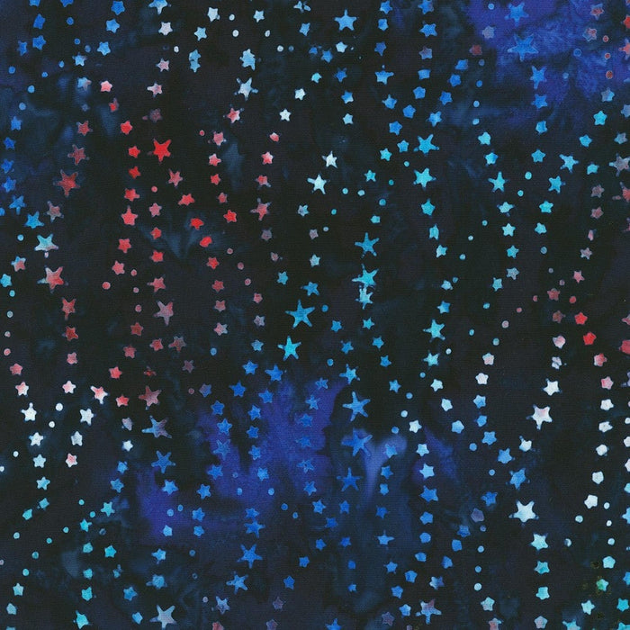 RK Artisan Batiks: Liberty 2 - Falling Stars: Starry Night